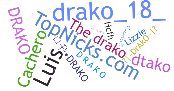 Nicknames for Drako