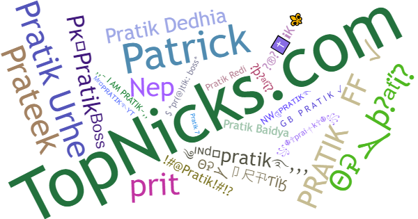 Nicknames for Pratik