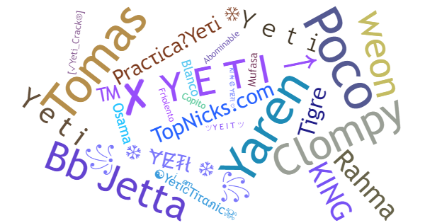 Nicknames for Yeti