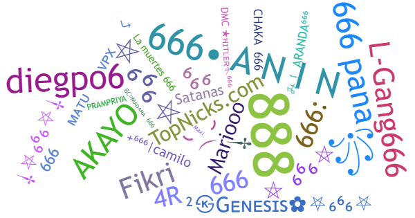 Nicknames for 666