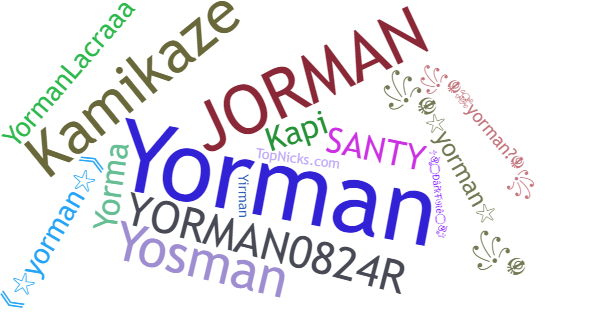 Nicknames for Yorman