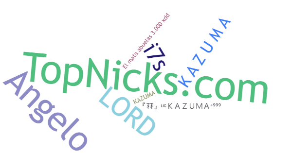 Nicknames for Kazuma