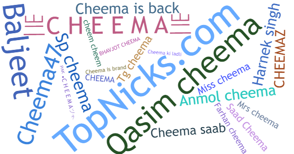 Nicknames for Cheema