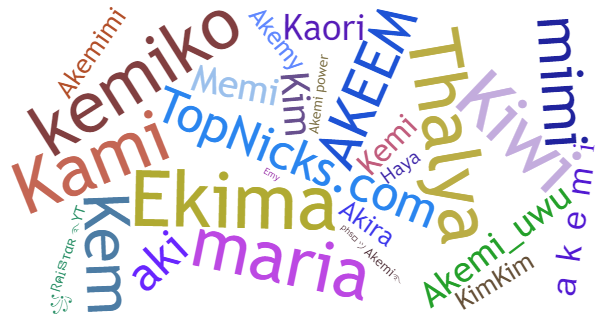 Nicknames for Akemi