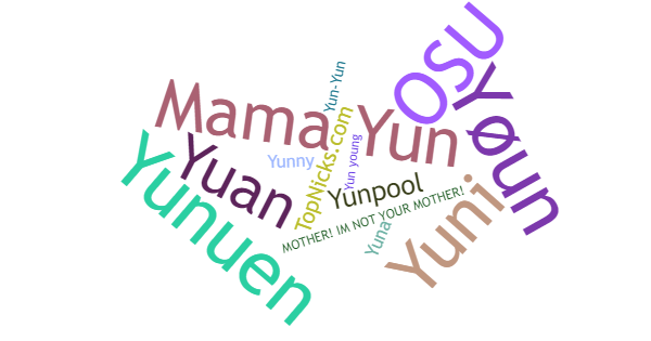 Nicknames for Yun