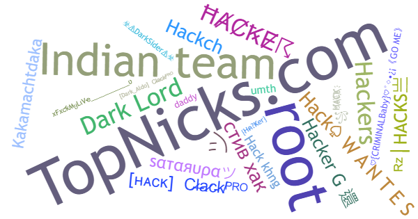 Nicknames for Hack