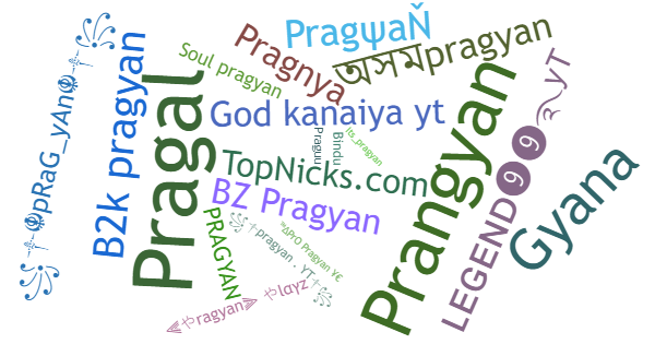 Nicknames for Pragyan