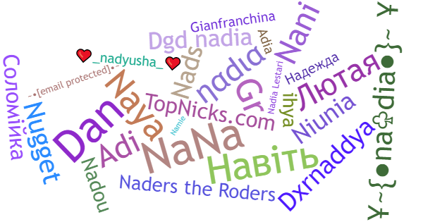 Nicknames for Nadia