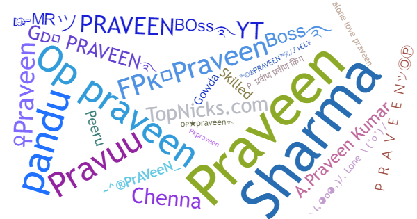 Nicknames for Praveen