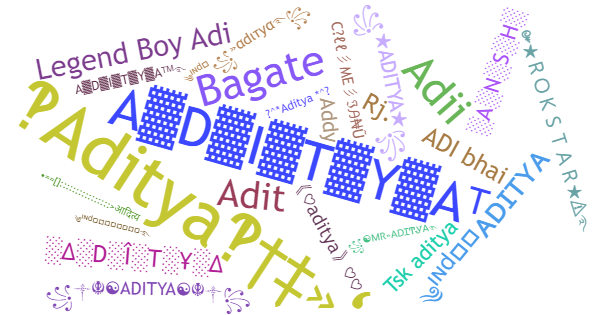 Nicknames for Aditya