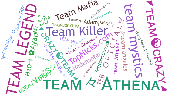 Nicknames for TEAM