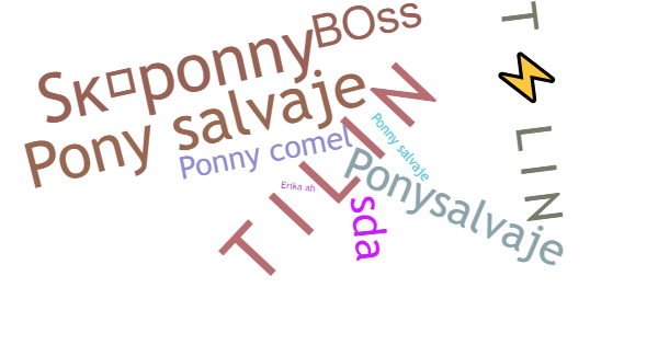 Nicknames for Ponny