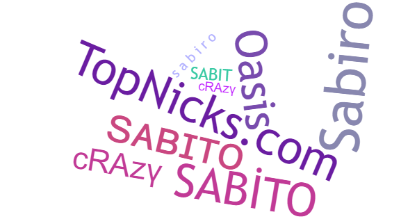 Nicknames for Sabito