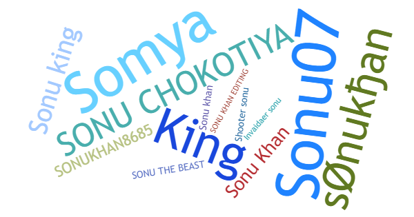 Nicknames for Sonukhan