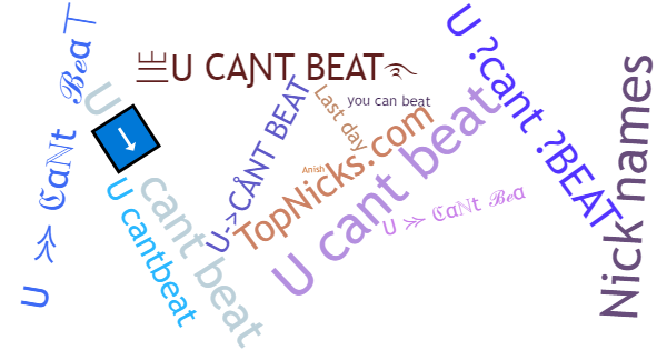 Nicknames for Ucantbeat