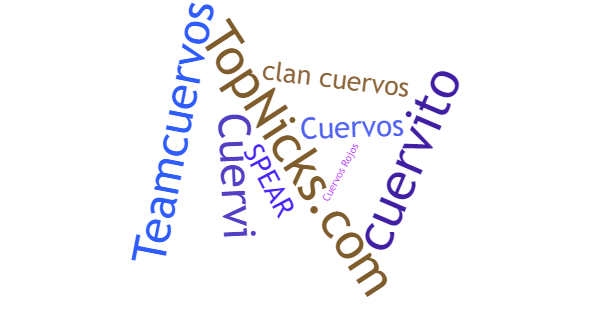 Nicknames for Cuervos