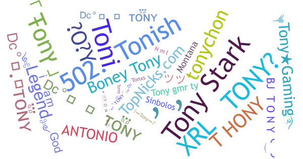 Nicknames for Tony