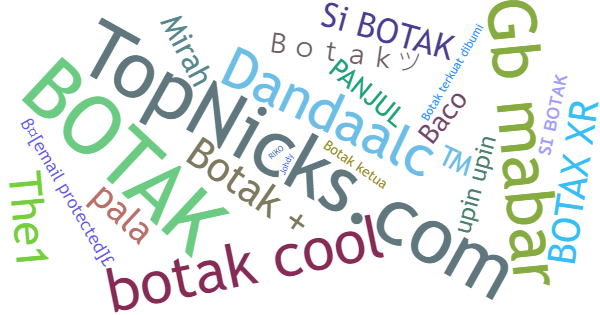 Nicknames for Botak