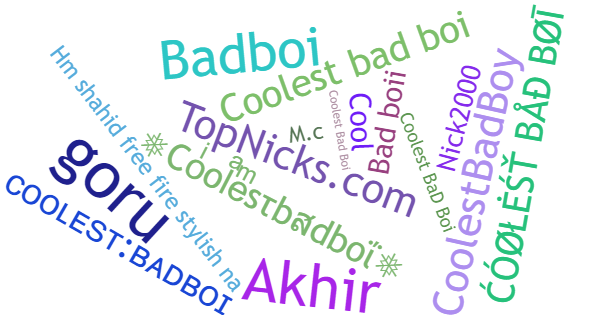 Nicknames for Coolestbadboi