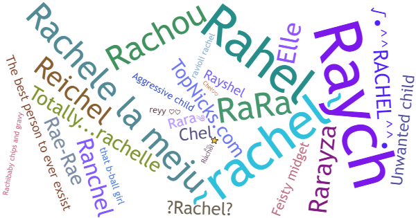 Nicknames for Rachel