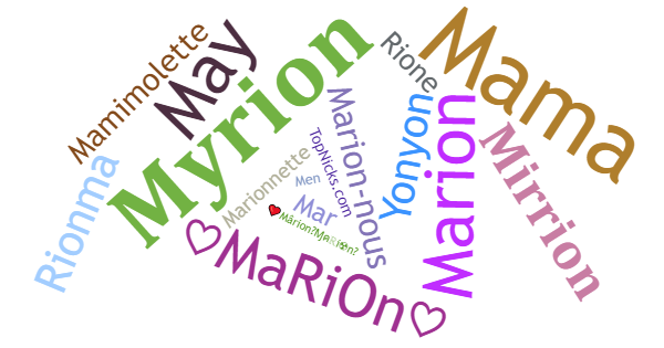 Nicknames for Marion