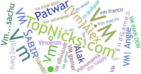 Nicknames for VM