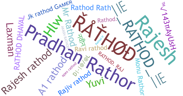 Nicknames for Rathod