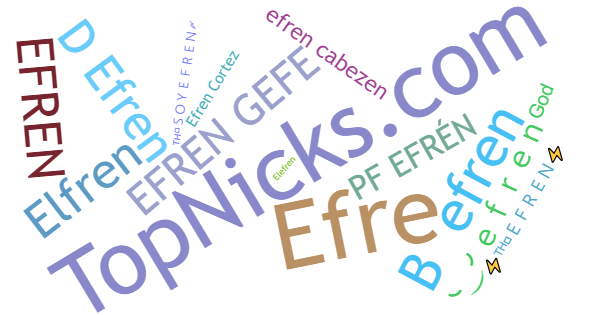 Nicknames for Efren