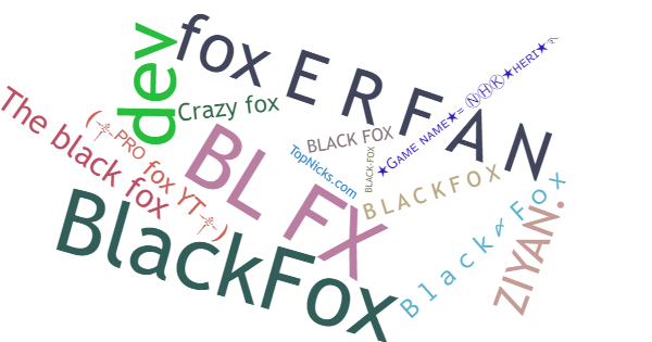 Nicknames for Blackfox