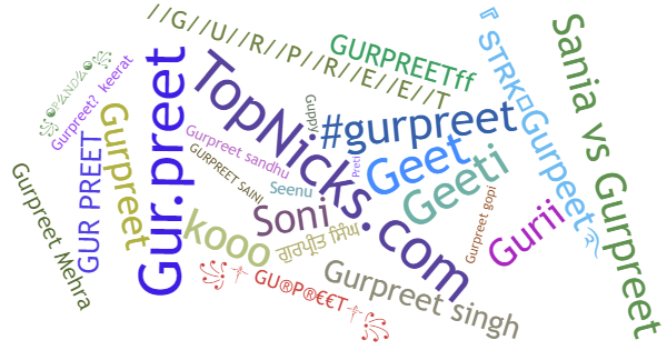 Nicknames for Gurpreet