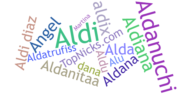 Nicknames for Aldana