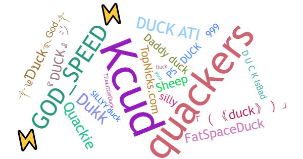 Nicknames for Duck