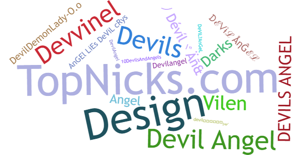 Nicknames for Devilangel