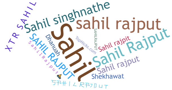 Nicknames for SahilRajput