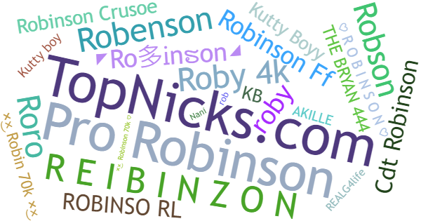 Nicknames for Robinson