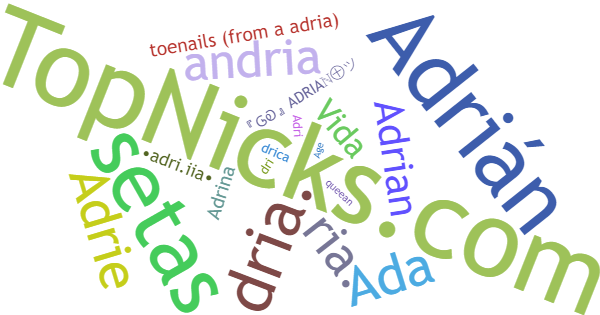 Nicknames for Adria