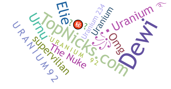 Nicknames for Uranium