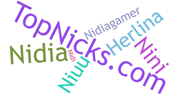 Nicknames for Nidia