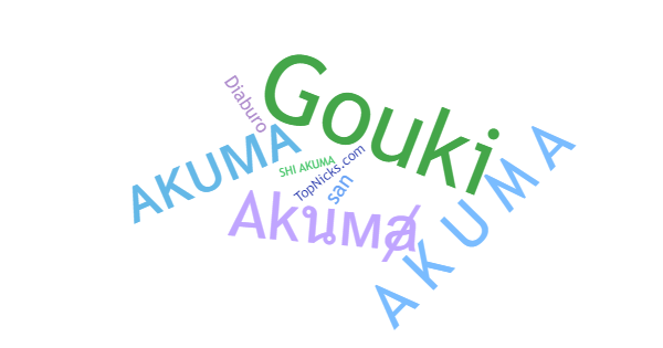 Nicknames for Akuma