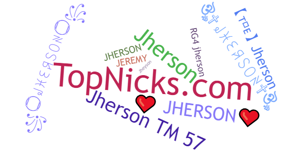 Nicknames for Jherson