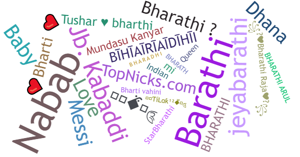 Nicknames for Bharathi