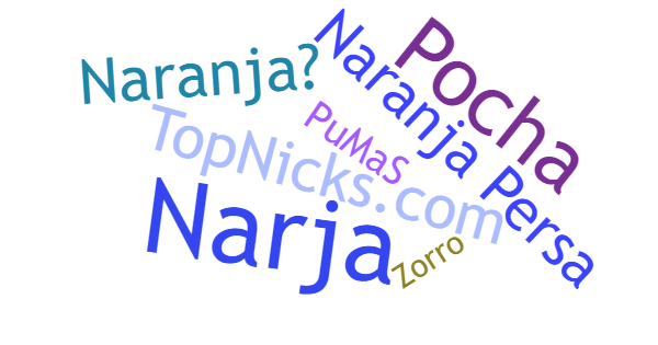 Nicknames for Naranja