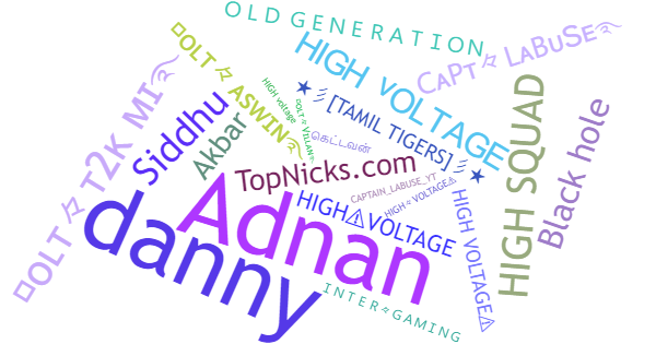 Nicknames for HighVoltage