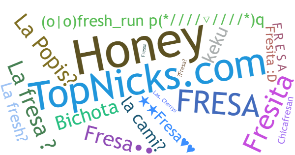 Nicknames for Fresa