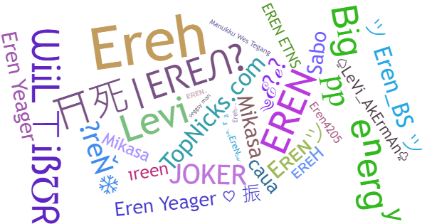 Nicknames for Eren