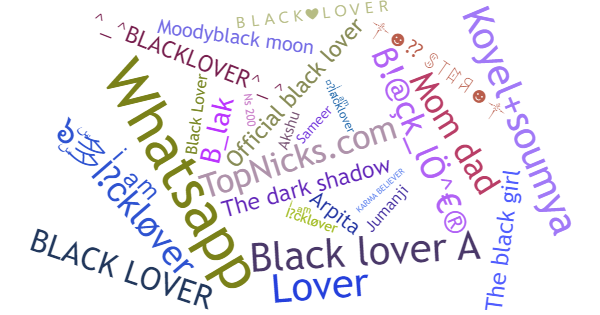 Nicknames for Blacklover