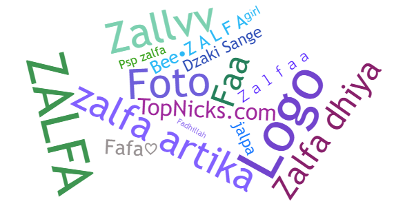 Nicknames for Zalfa