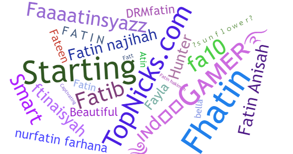 Nicknames for Fatin