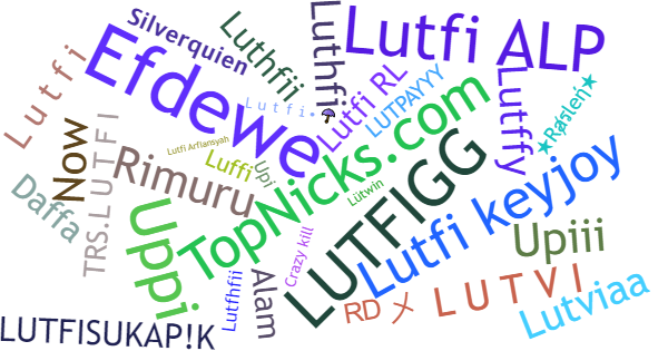 Nicknames for Lutfi