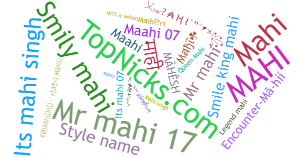 Nicknames for Mahi